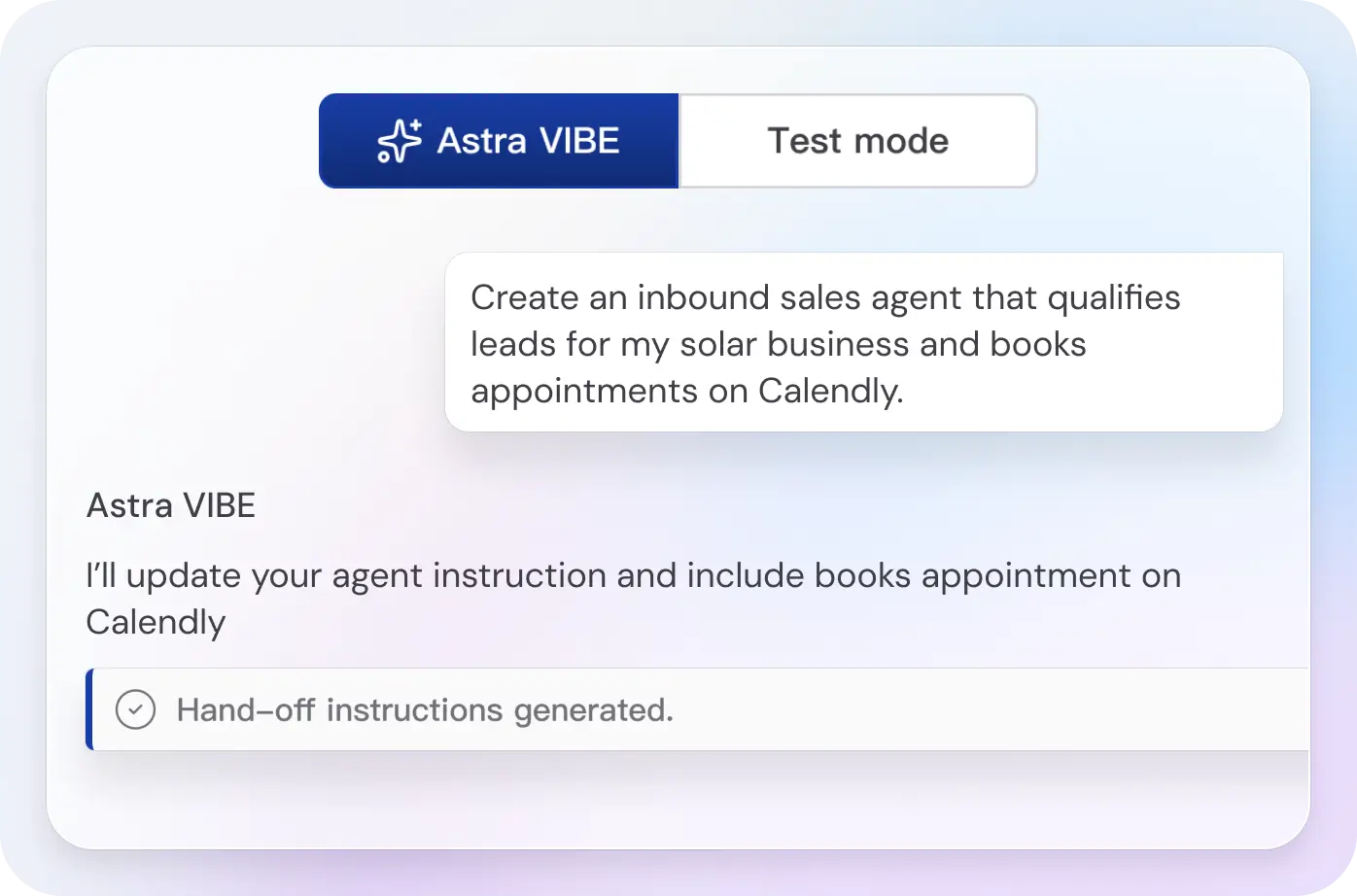Build with natural language